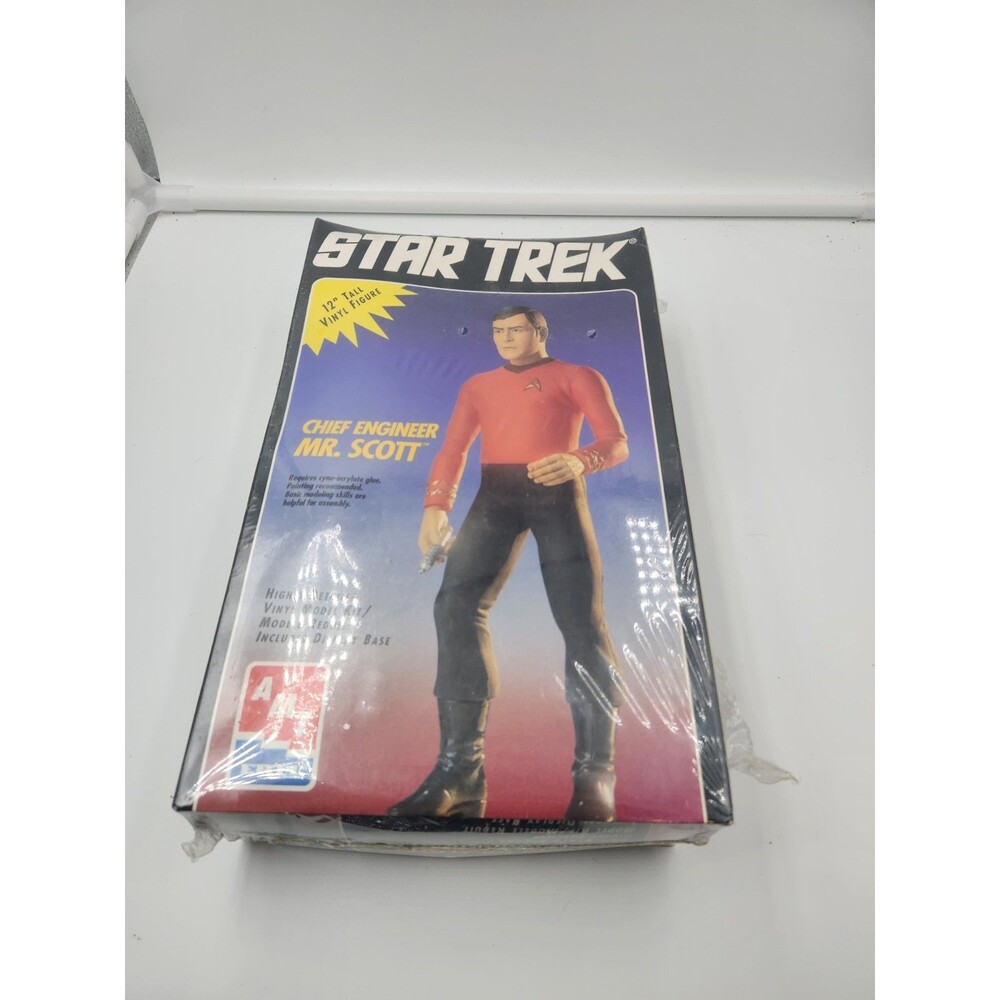 Star Trek AMT/Ertl 8777 Chief Engineer Mr Scott 12 in Vinyl Figure Model NIB VTG